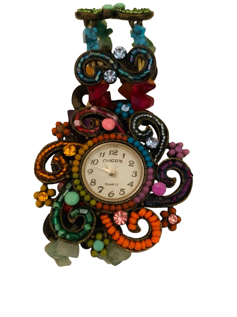 🌹CHICO’S🌹RARE VINTAGE QUARTZ ANALOG WATCH. GORGEOUS!!!